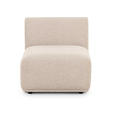 Sylvie Cream Boucle Armless 1-Seater by TOV Furniture at Eve Furniture