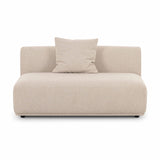 Sylvie Cream Boucle Armless 2-seater by TOV Furniture at Eve Furniture