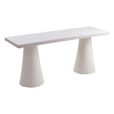 Dayana Desk in Faux Plaster by TOV Furniture at Eve Furniture