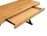 Profecto Desk Natural Oak by Moe's Home at Eve Furniture