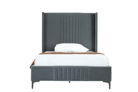 Promenade 48" Bed in Grey by Manhattan Comfort at Eve Furniture