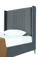 Promenade 48" Bed in Grey by Manhattan Comfort at Eve Furniture