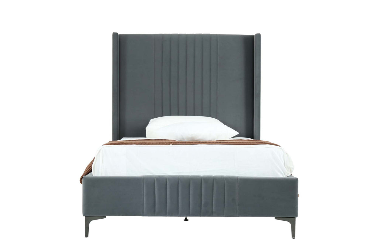 Promenade 48" Bed in Grey by Manhattan Comfort at Eve Furniture
