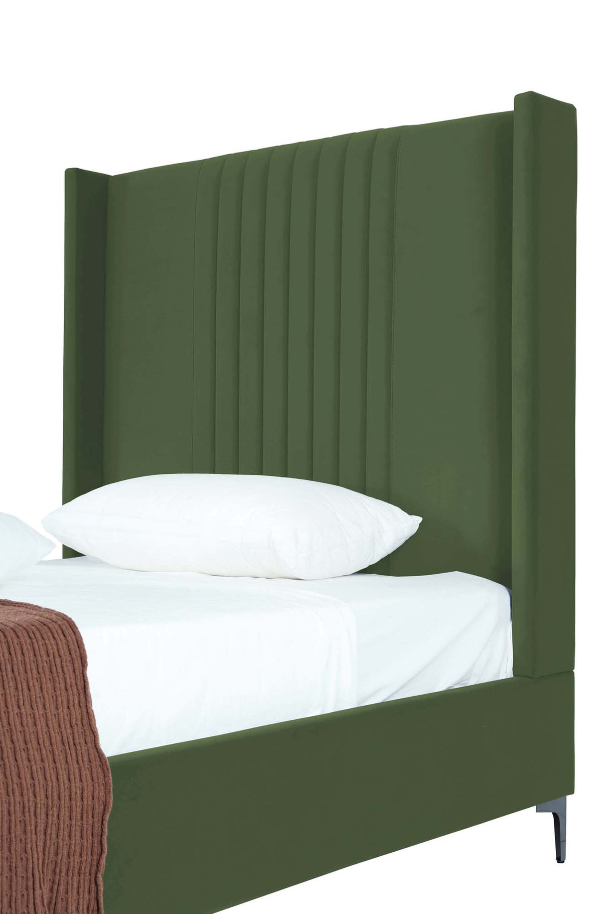 Promenade 48" Bed in Moss Green by Manhattan Comfort at Eve Furniture