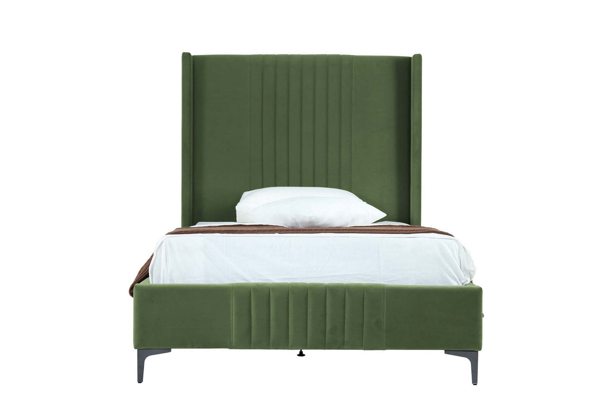 Promenade 48" Bed in Moss Green by Manhattan Comfort at Eve Furniture