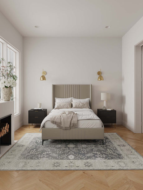 Promenade 48" Bed in Rustic Taupe by Manhattan Comfort at Eve Furniture