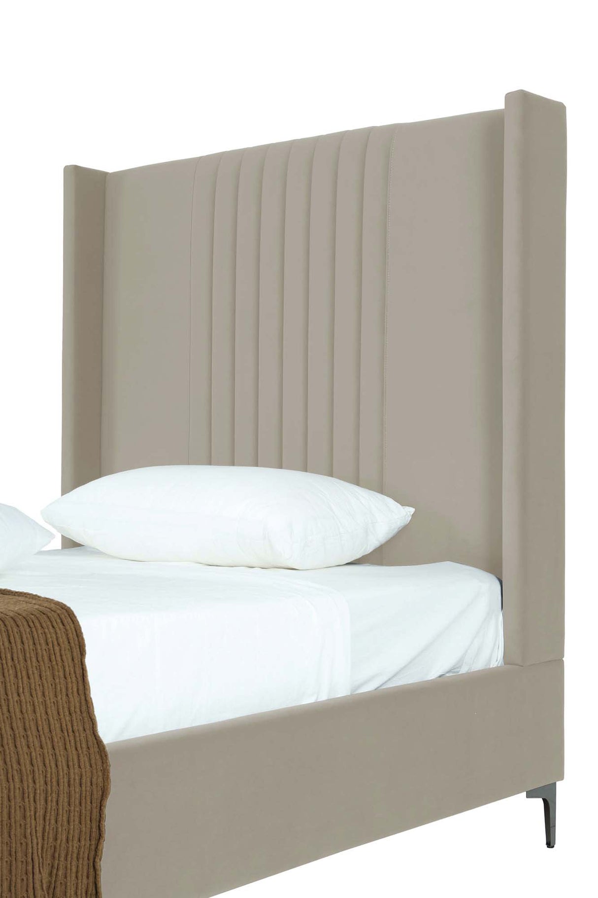 Promenade 48" Bed in Rustic Taupe by Manhattan Comfort at Eve Furniture