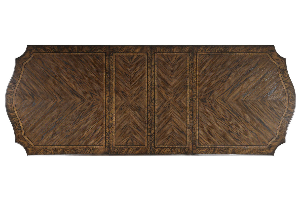 Promenade Dark Brown Dining Table by Furniture of America at Eve Furniture