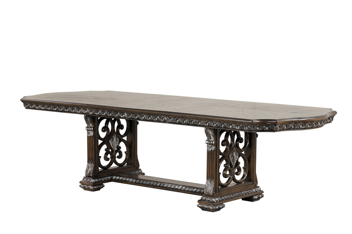 Promenade Dark Brown Dining Table by Furniture of America at Eve Furniture