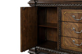 Promenade Dark Brown Hutch And Buffet by Furniture of America at Eve Furniture
