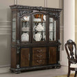 Promenade Dark Brown Hutch And Buffet by Furniture of America at Eve Furniture