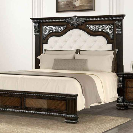 Promenade Espresso 5-Piece Queen Bedroom Set by Furniture of America at Eve Furniture