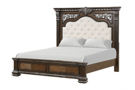 Promenade Espresso 5-Piece Queen Bedroom Set by Furniture of America at Eve Furniture
