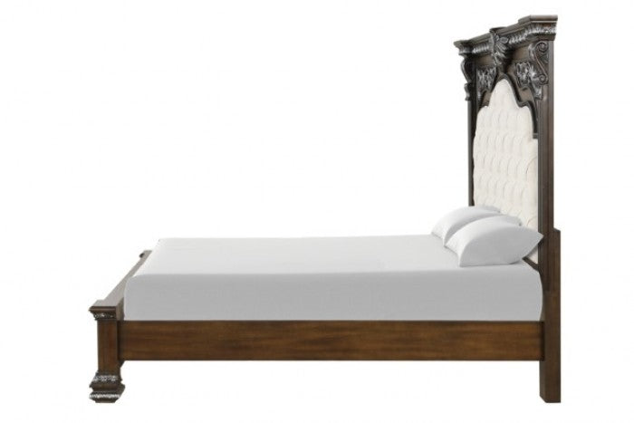 Promenade Espresso 5-Piece Queen Bedroom Set by Furniture of America at Eve Furniture