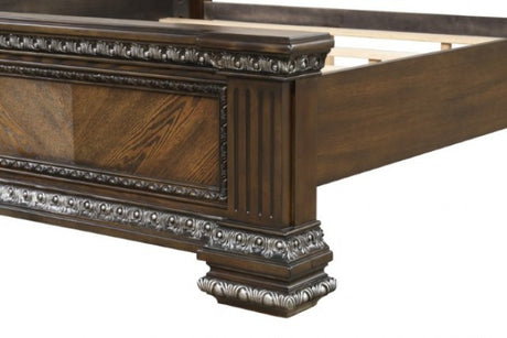 Promenade Espresso 5-Piece Queen Bedroom Set by Furniture of America at Eve Furniture
