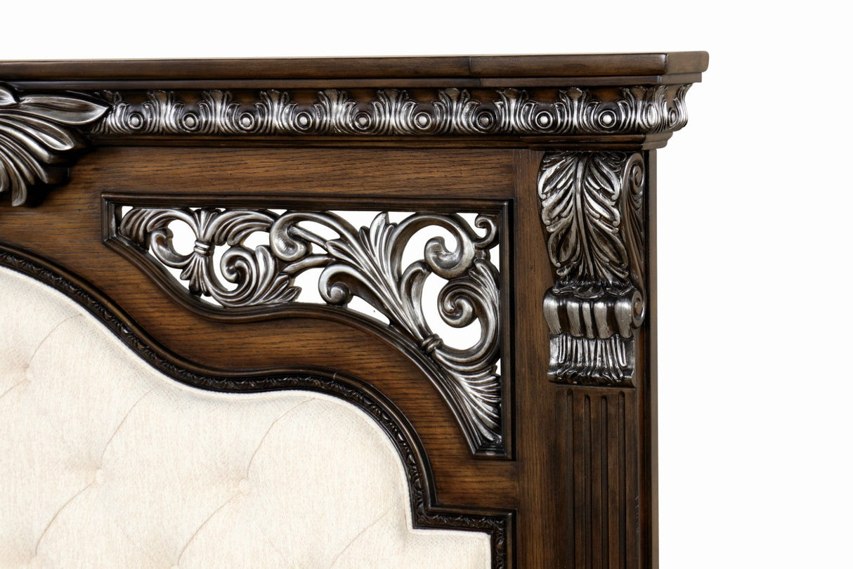 Promenade Espresso King Bed by Furniture of America at Eve Furniture