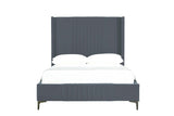 Promenade Full- Size Bed in Grey by Manhattan Comfort at Eve Furniture