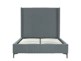 Promenade Full- Size Bed in Grey by Manhattan Comfort at Eve Furniture