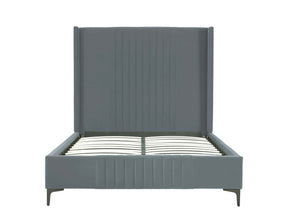 Promenade Full- Size Bed in Grey by Manhattan Comfort at Eve Furniture
