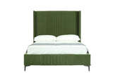 Promenade Full- Size Bed in Moss Green by Manhattan Comfort at Eve Furniture