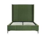 Promenade Full- Size Bed in Moss Green by Manhattan Comfort at Eve Furniture