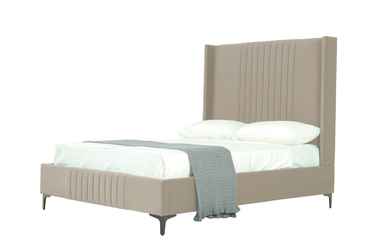 Promenade Full- Size Bed in Rustic Taupe by Manhattan Comfort at Eve Furniture