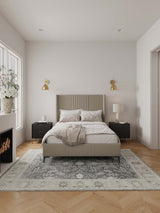 Promenade Full- Size Bed in Rustic Taupe by Manhattan Comfort at Eve Furniture