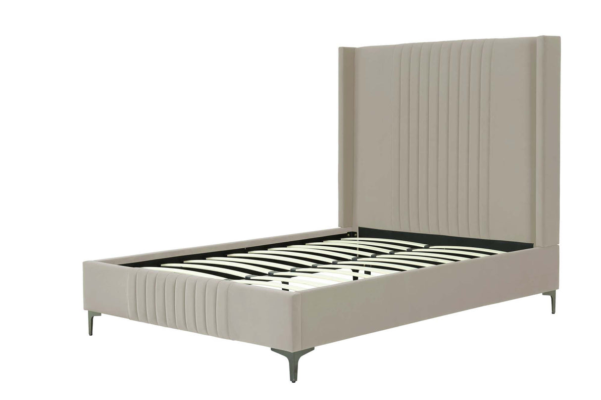 Promenade Full- Size Bed in Rustic Taupe by Manhattan Comfort at Eve Furniture