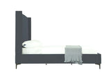 Promenade Queen-Size Bed in Grey by Manhattan Comfort at Eve Furniture