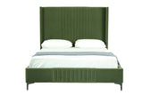 Promenade Queen-Size Bed in Moss Green by Manhattan Comfort at Eve Furniture