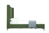Promenade Queen-Size Bed in Moss Green by Manhattan Comfort at Eve Furniture
