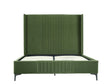 Promenade Queen-Size Bed in Moss Green by Manhattan Comfort at Eve Furniture