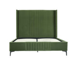 Promenade Queen-Size Bed in Moss Green by Manhattan Comfort at Eve Furniture