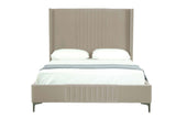 Promenade Queen-Size Bed in Rustic Taupe by Manhattan Comfort at Eve Furniture
