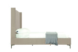 Promenade Queen-Size Bed in Rustic Taupe by Manhattan Comfort at Eve Furniture