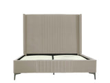 Promenade Queen-Size Bed in Rustic Taupe by Manhattan Comfort at Eve Furniture