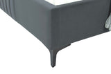 Promenade Twin-Size Bed in Grey by Manhattan Comfort at Eve Furniture