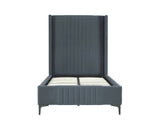 Promenade Twin-Size Bed in Grey by Manhattan Comfort at Eve Furniture