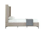 Promenade Twin-Size Bed in Rustic Taupe by Manhattan Comfort at Eve Furniture