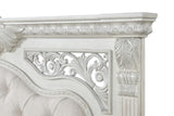 Promenade Wire Brushed White 4-Piece Queen Bedroom Set by Furniture of America at Eve Furniture