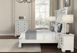 Promenade Wire Brushed White 4-Piece Queen Bedroom Set by Furniture of America at Eve Furniture