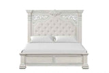 Promenade Wire Brushed White 4-Piece Queen Bedroom Set by Furniture of America at Eve Furniture