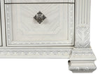 Promenade Wire Brushed White King Bed by Furniture of America at Eve Furniture