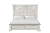 Promenade Wire Brushed White Queen Bed by Furniture of America at Eve Furniture