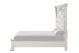 Promenade Wire Brushed White Queen Bed by Furniture of America at Eve Furniture