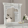 Promenade Wire Brushed White Mirror by Furniture of America at Eve Furniture