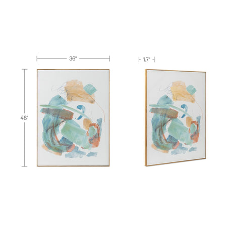 Prose Multicolor Framed Painting by MOES at Eve Furniture