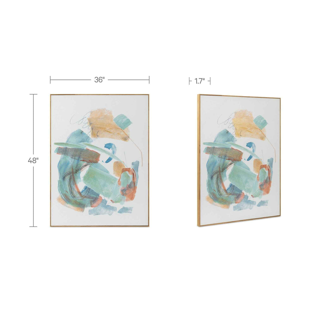 Prose Multicolor Framed Painting by Moe's Home at Eve Furniture