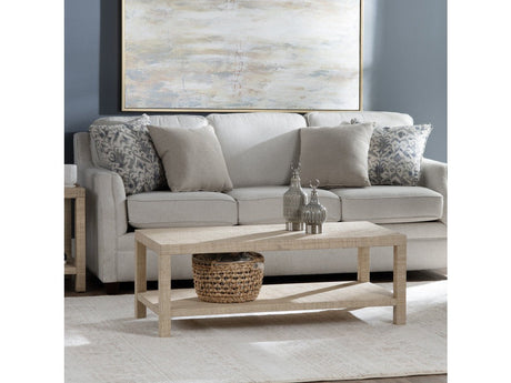 Providence Tan Rafia Cocktail Table by Crestview at Eve Furniture