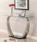 Pruitt Satin Rectangular Sofa Table by Coaster at Eve Furniture
